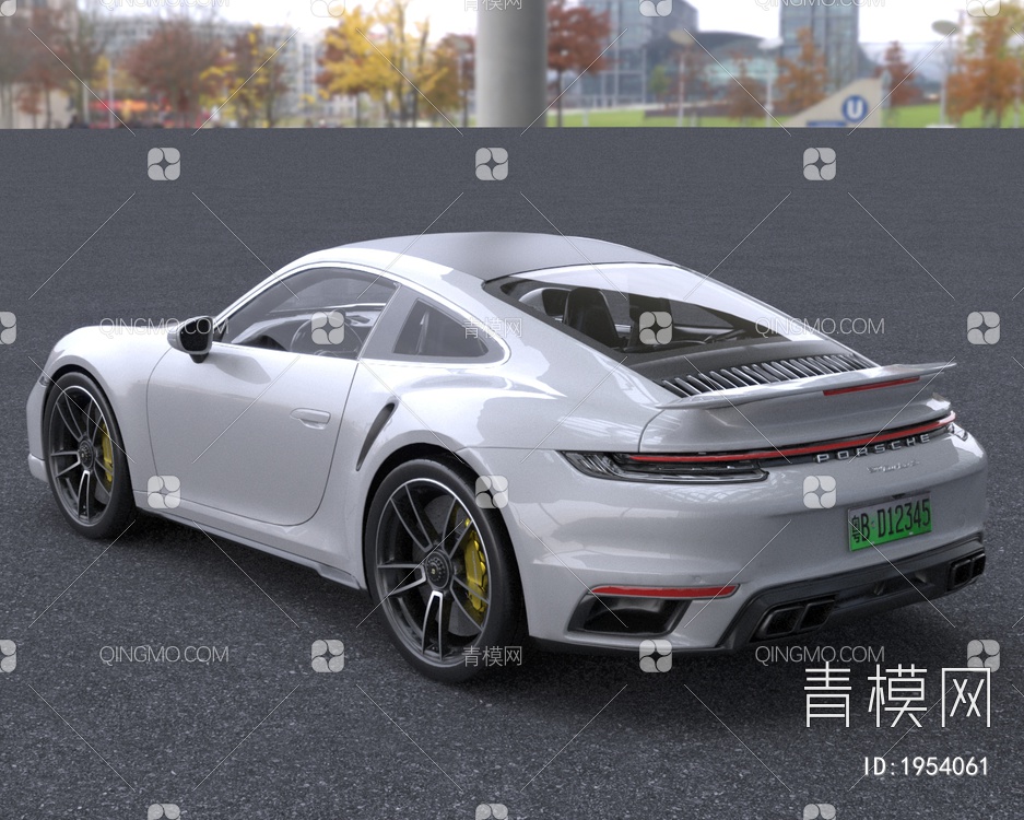 2022款保时捷911跑车3D模型下载【ID:1954061】