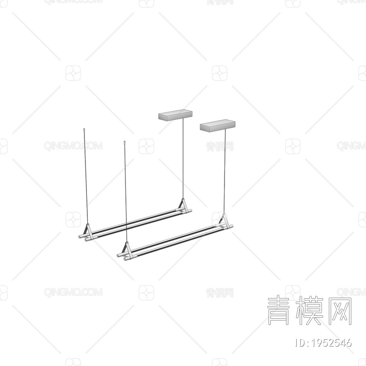 Stello横吊灯3D模型下载【ID:1952546】