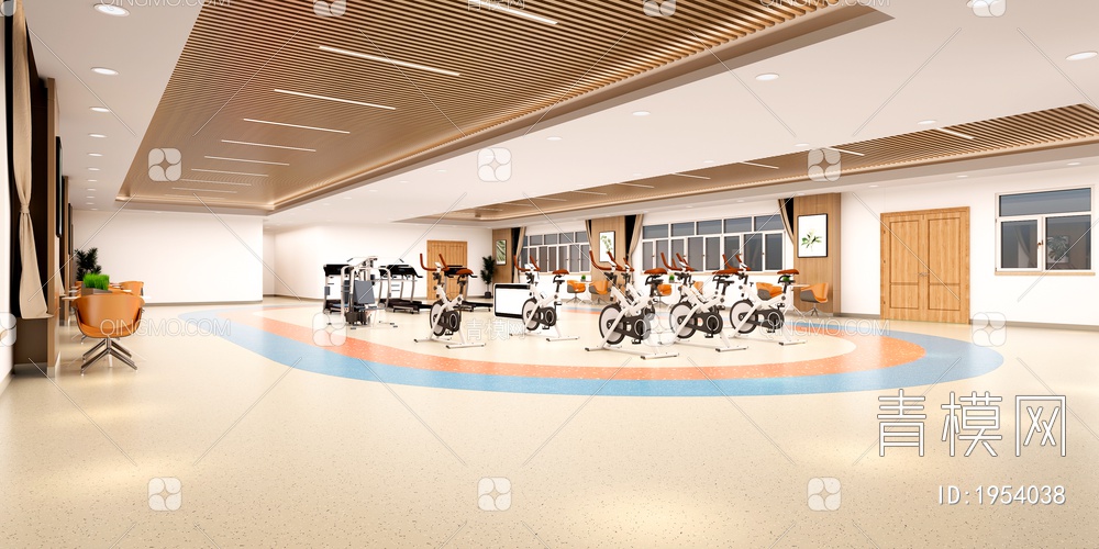 运动健康中心3D模型下载【ID:1954038】