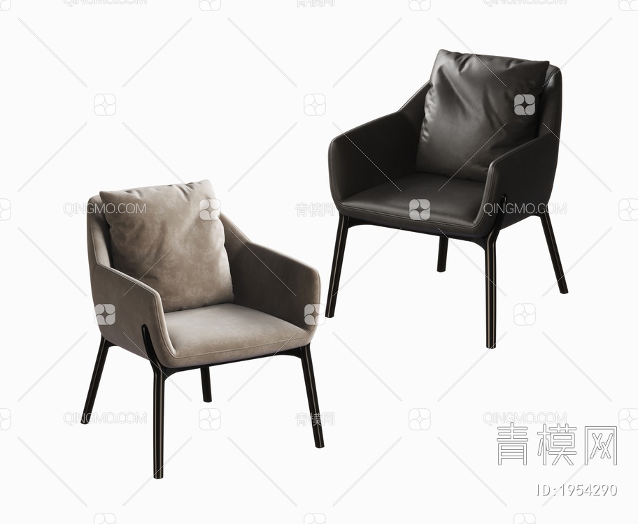 单椅3D模型下载【ID:1954290】