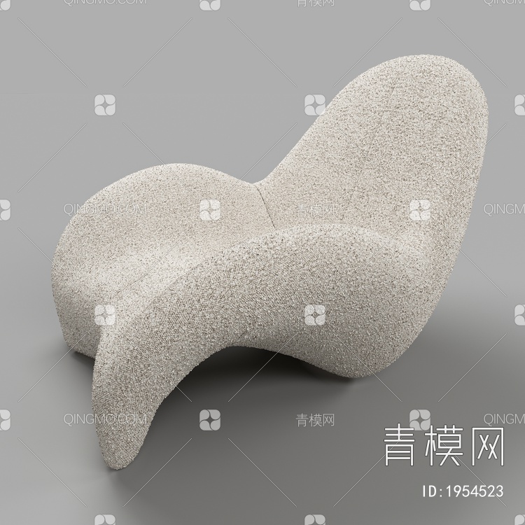 单人沙发3D模型下载【ID:1954523】