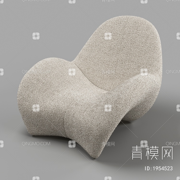 单人沙发3D模型下载【ID:1954523】