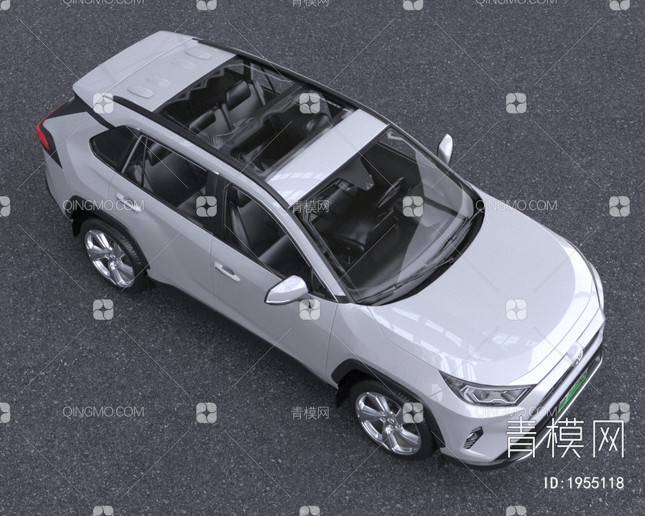 2022款丰田RAV4荣放汽车低配版3D模型下载【ID:1955118】