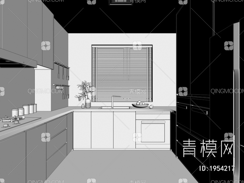厨房3D模型下载【ID:1954217】