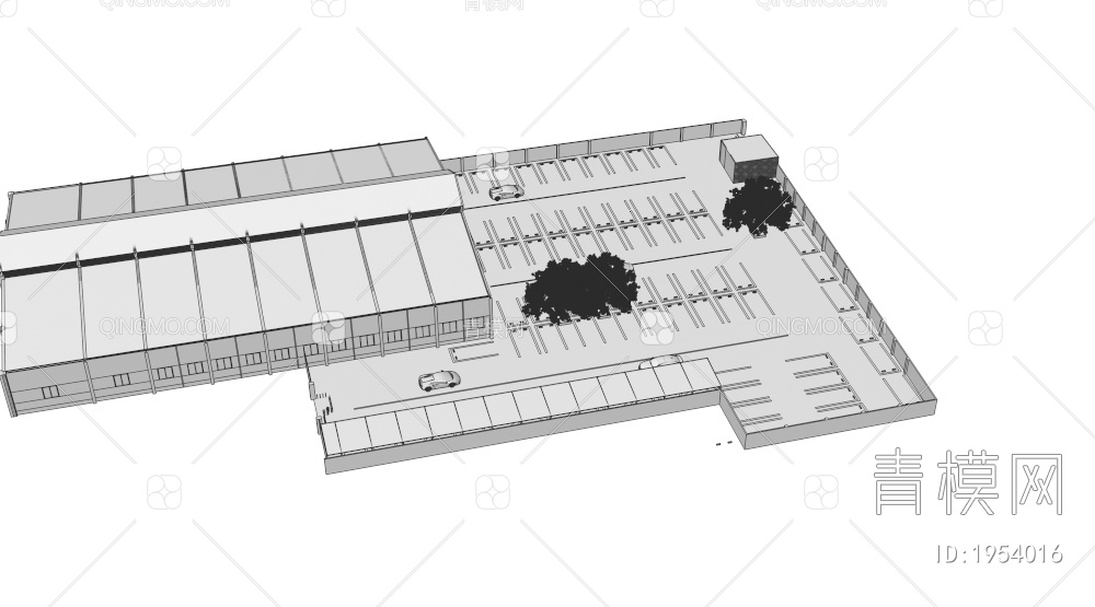 停车场3D模型下载【ID:1954016】