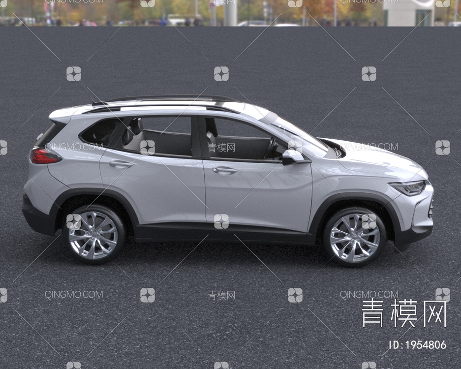 2021款雪佛兰创酷Tracker汽车低配版3D模型下载【ID:1954806】