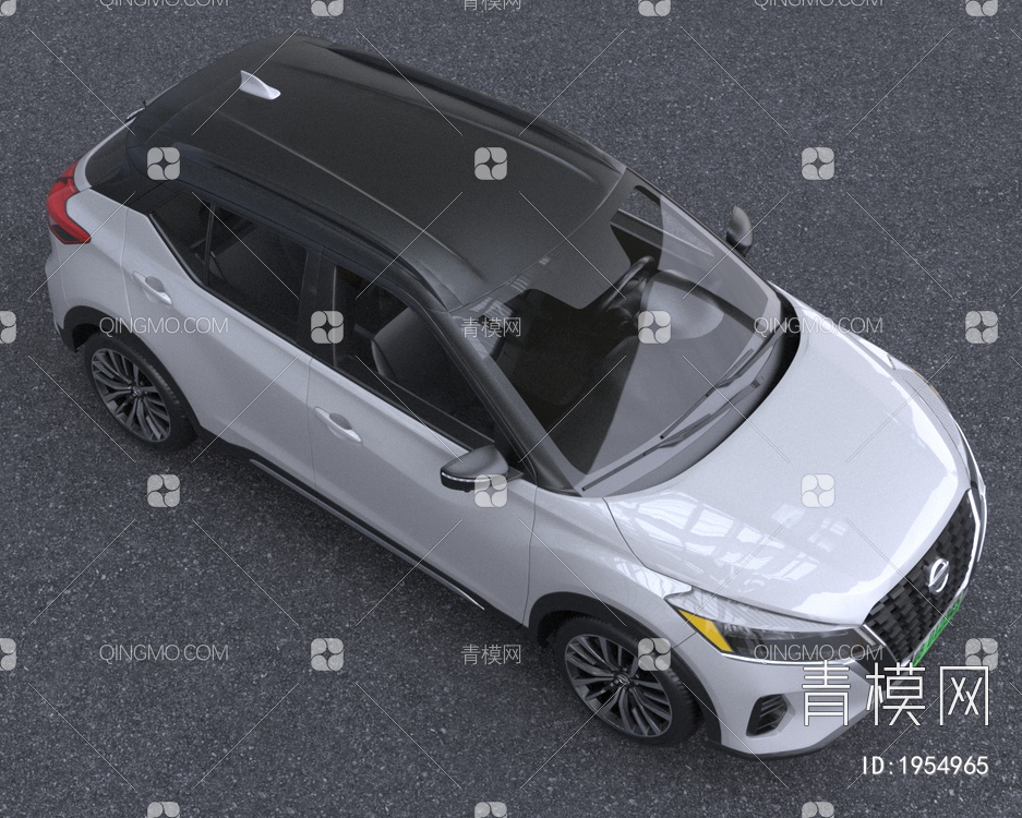 2022款日产劲客Kicks汽车低配版3D模型下载【ID:1954965】