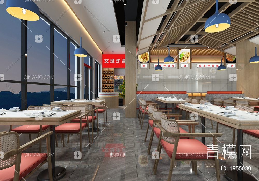 文斌杂酱面店3D模型下载【ID:1955030】