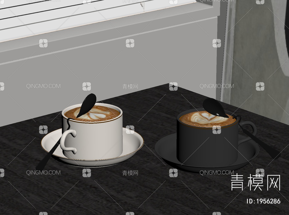 咖啡杯SU模型下载【ID:1956286】
