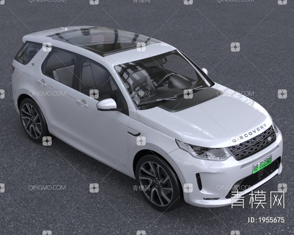 2022款路虎探索运动款SUV汽车低配版3D模型下载【ID:1955675】