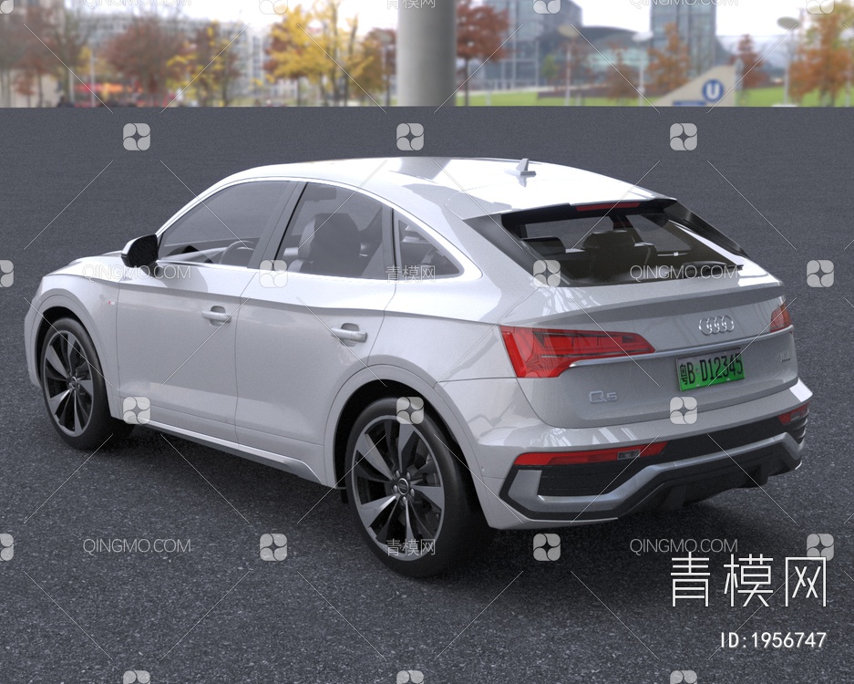 2022款奥迪Q5Sportback汽车3D模型下载【ID:1956747】
