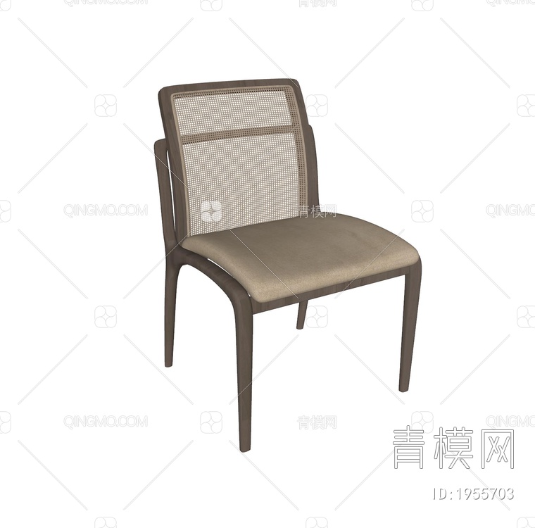 餐椅SU模型下载【ID:1955703】