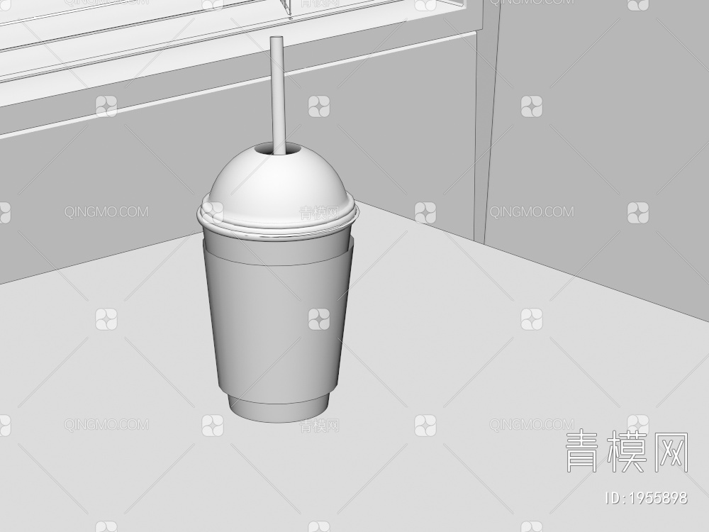酱香拿铁咖啡3D模型下载【ID:1955898】