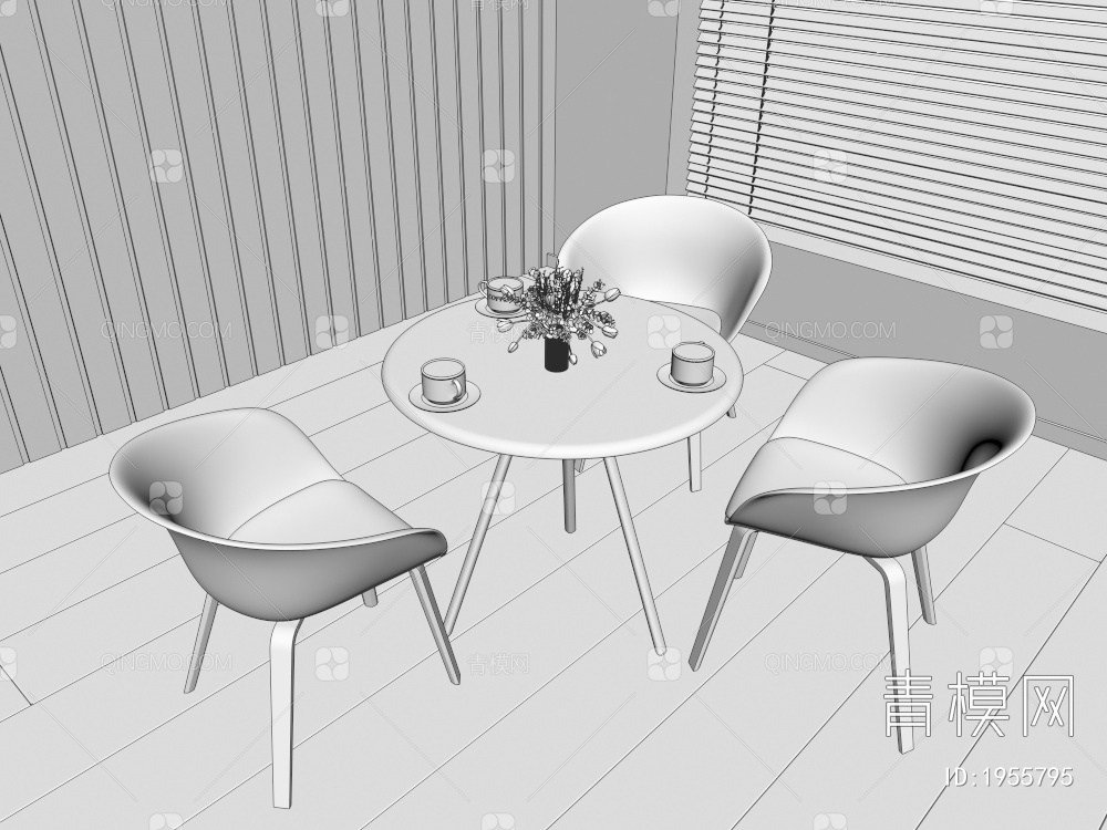 【休闲桌椅,阳台桌椅。办公休闲区桌椅3D模型】-现代VR有灯光有贴图MAX2016休闲桌椅,阳台桌椅。办公休闲区桌椅3d模型下载 ...