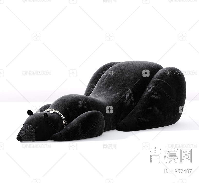 北极熊沙发3D模型下载【ID:1957407】