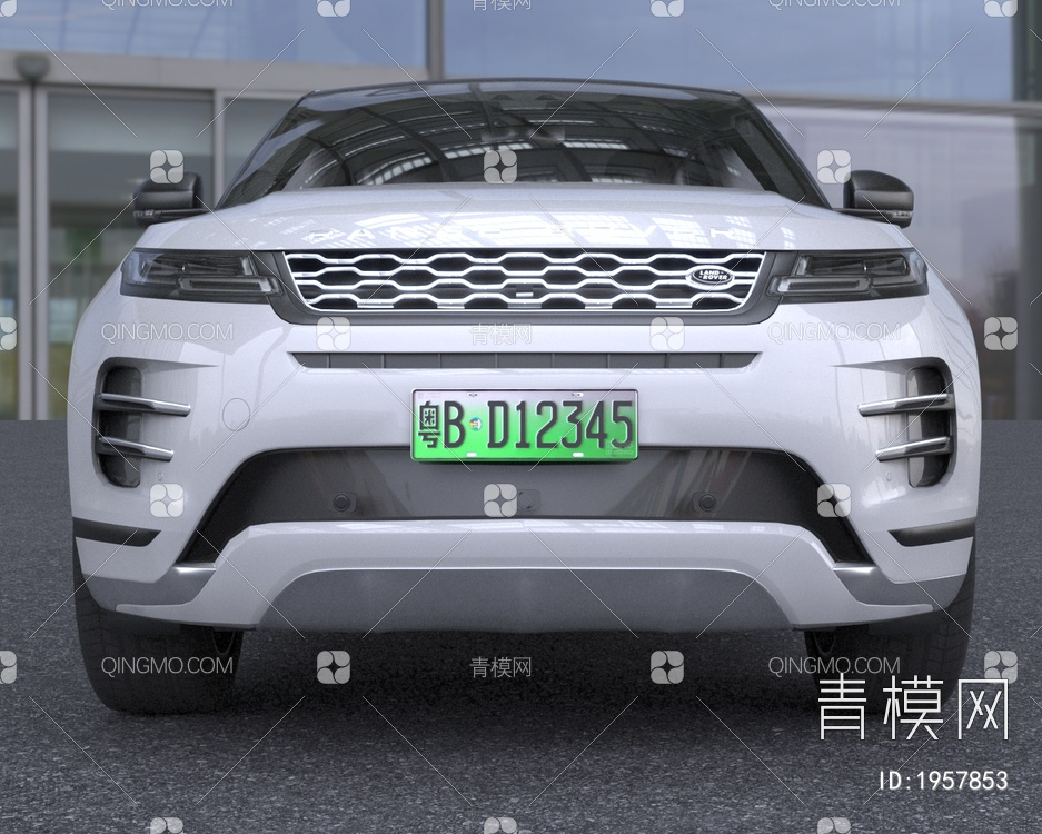 2022款路虎极光suv汽车低配版3D模型下载【ID:1957853】