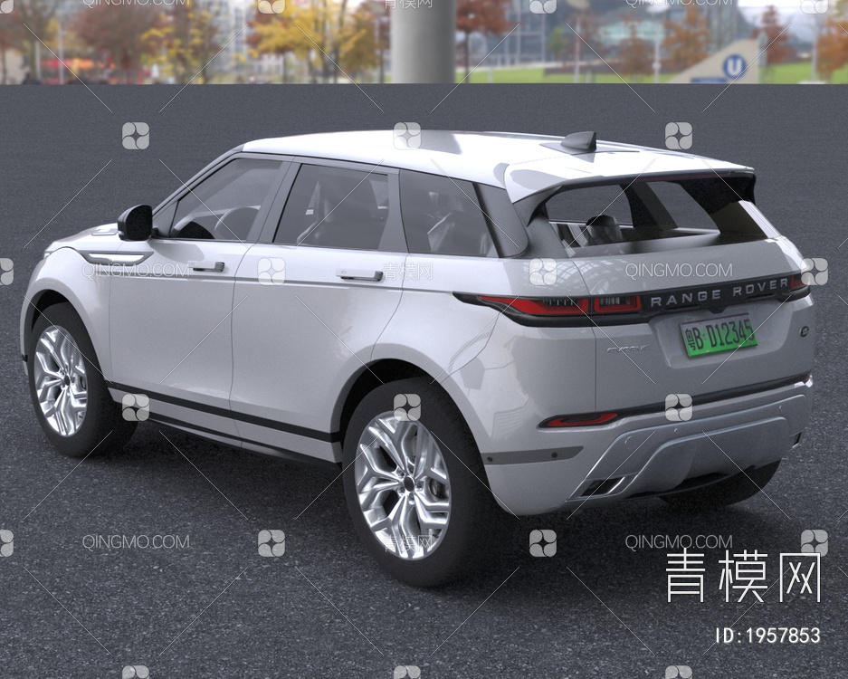 2022款路虎极光suv汽车低配版3D模型下载【ID:1957853】