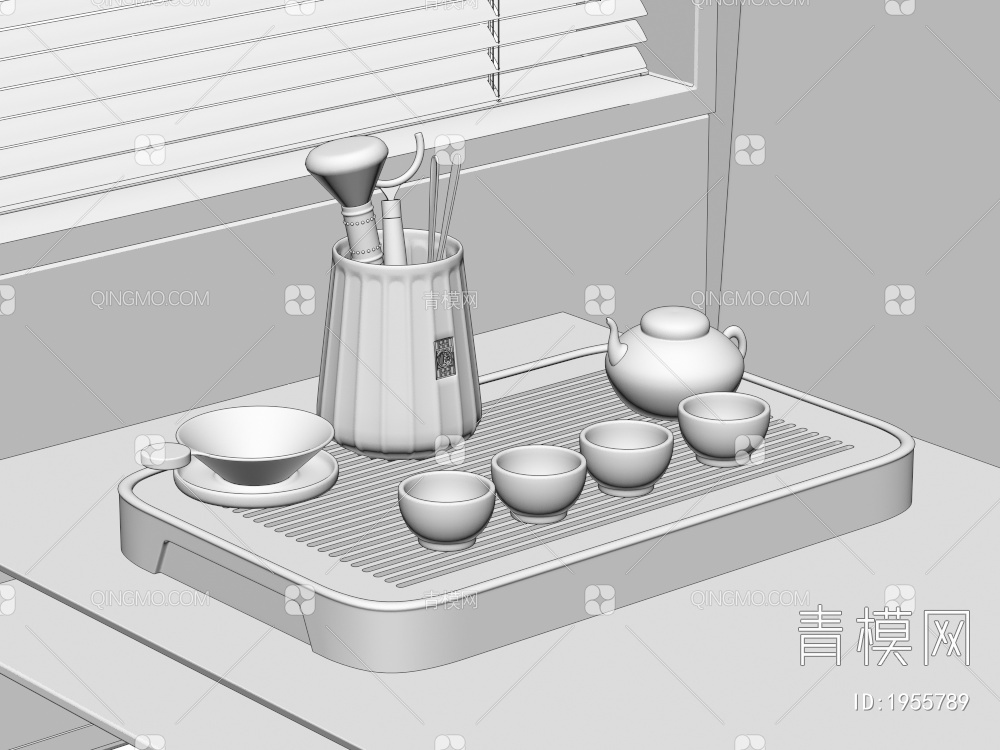 茶具3D模型下载【ID:1955789】