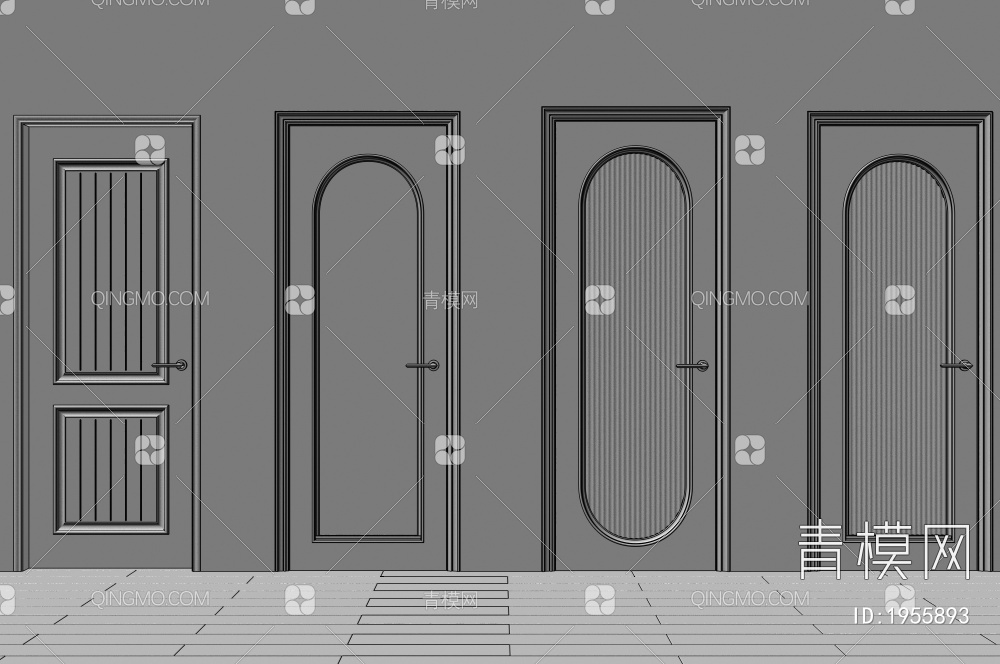 门3D模型下载【ID:1955893】