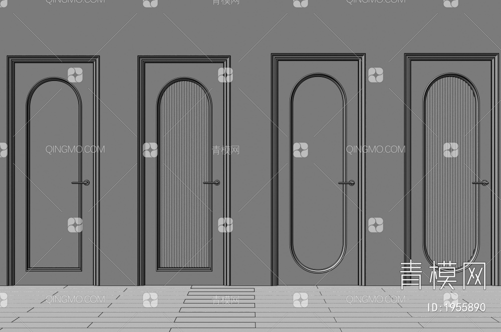 门3D模型下载【ID:1955890】