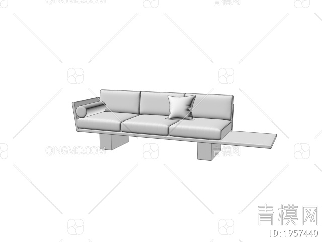多人沙发3D模型下载【ID:1957440】