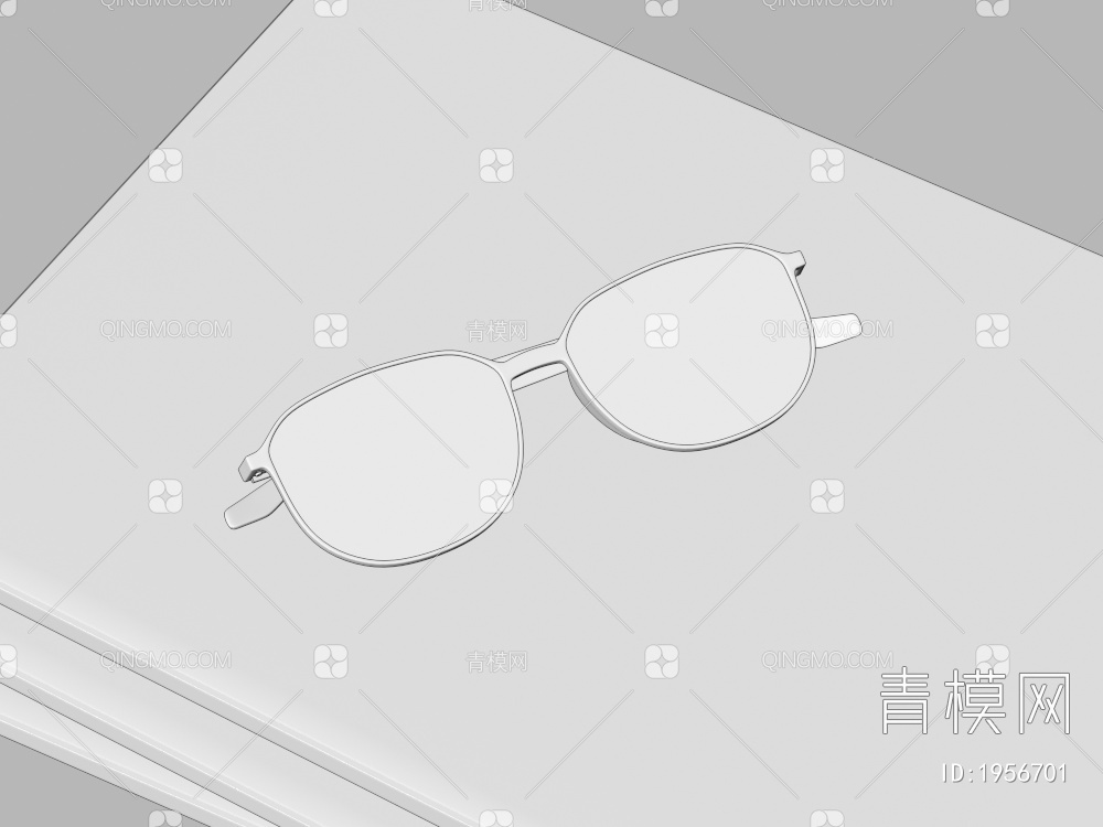 眼镜 太阳眼镜 书籍 书本3D模型下载【ID:1956701】