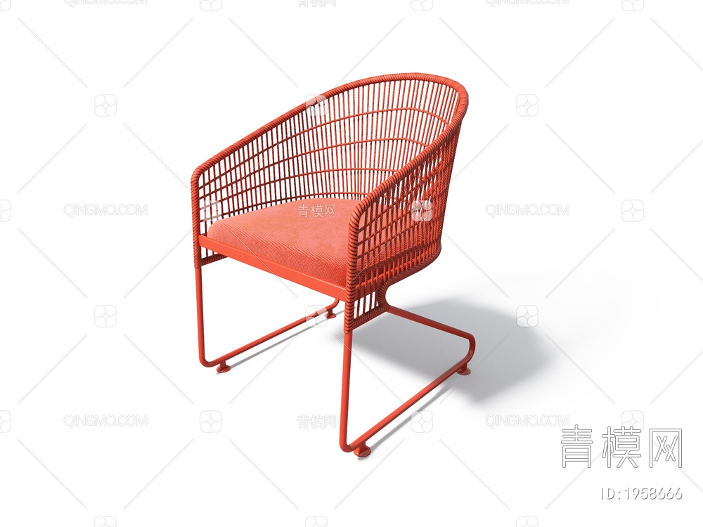 单椅 休闲椅3D模型下载【ID:1958666】