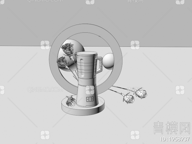 厨房家电 果汁机3D模型下载【ID:1958937】