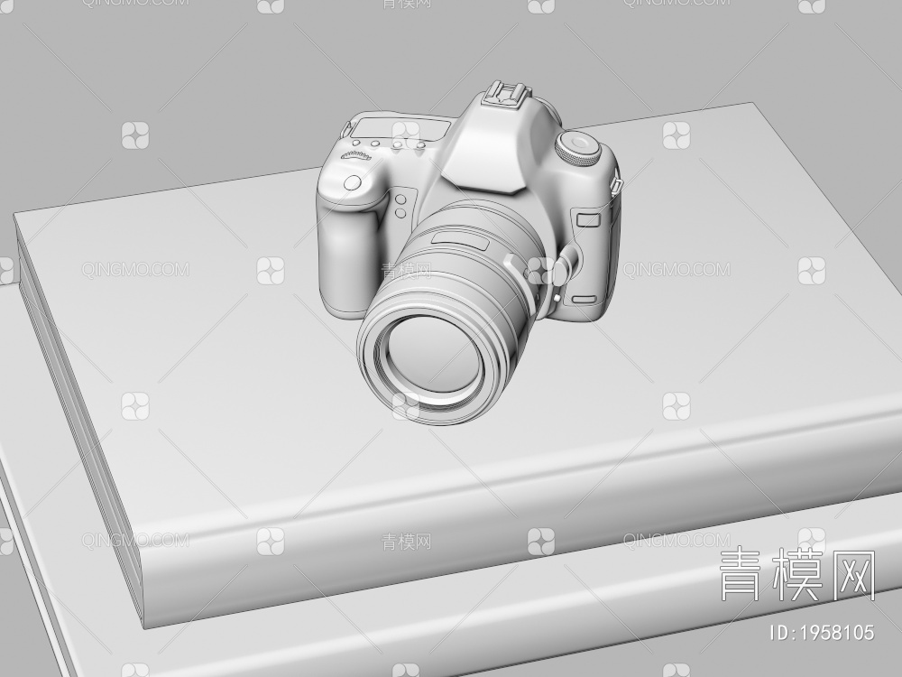 照相机 单反相机3D模型下载【ID:1958105】