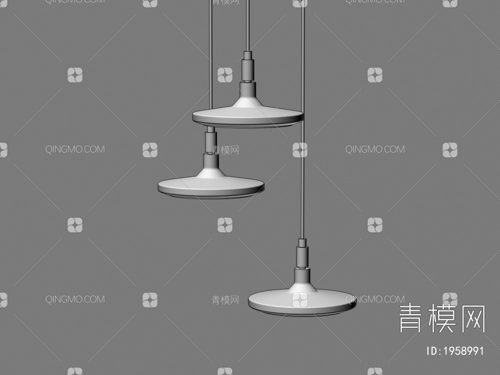 吊灯 装饰吊灯 艺术吊灯3D模型下载【ID:1958991】