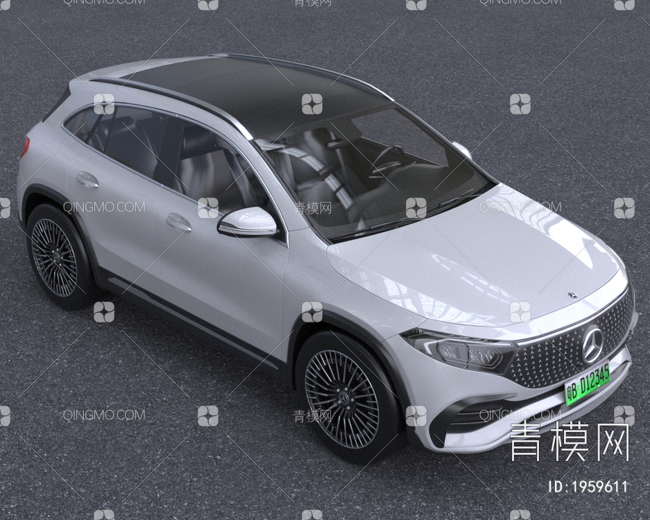 2024款奔驰EQA汽车3D模型下载【ID:1959611】