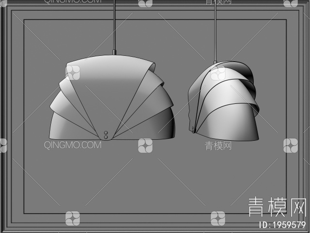 创意小吊灯3D模型下载【ID:1959579】