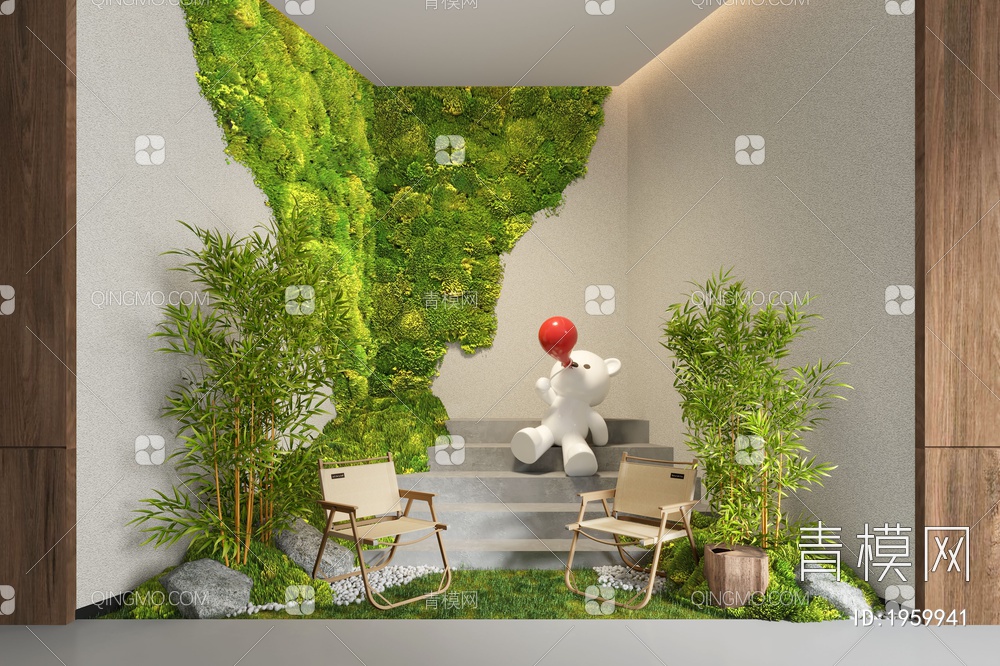 景观植物小品3D模型下载【ID:1959941】