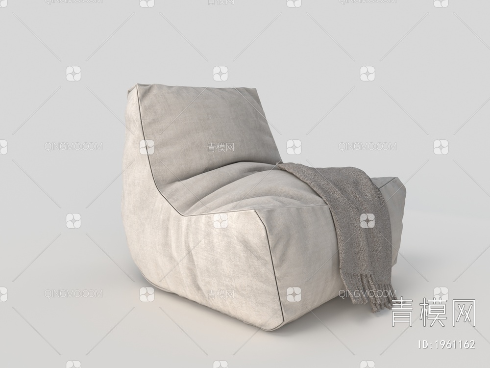 布艺懒人沙发3D模型下载【ID:1961162】