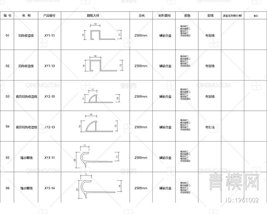 简·收口-（平角阳角）【ID:1961002】