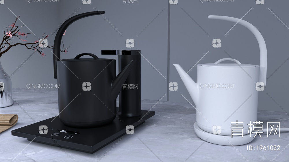 电热水壶3D模型下载【ID:1961022】