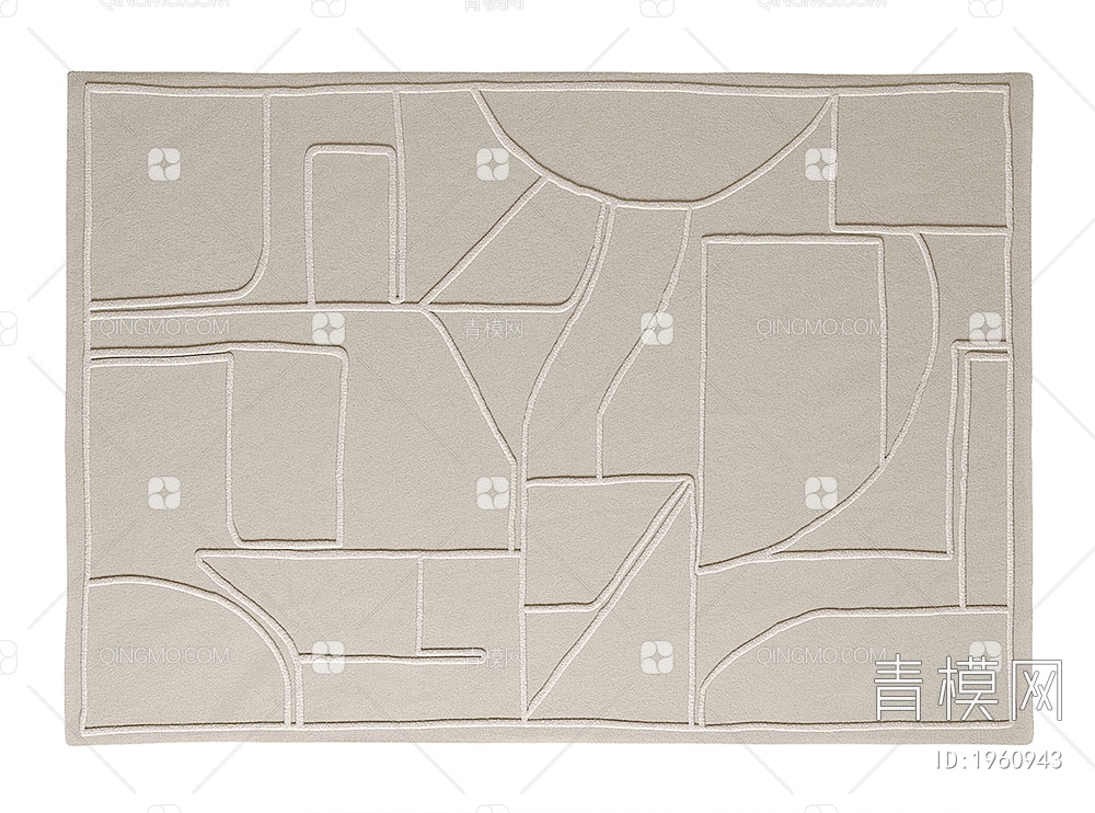 EcoKilim几何纹理地毯3D模型下载【ID:1960943】