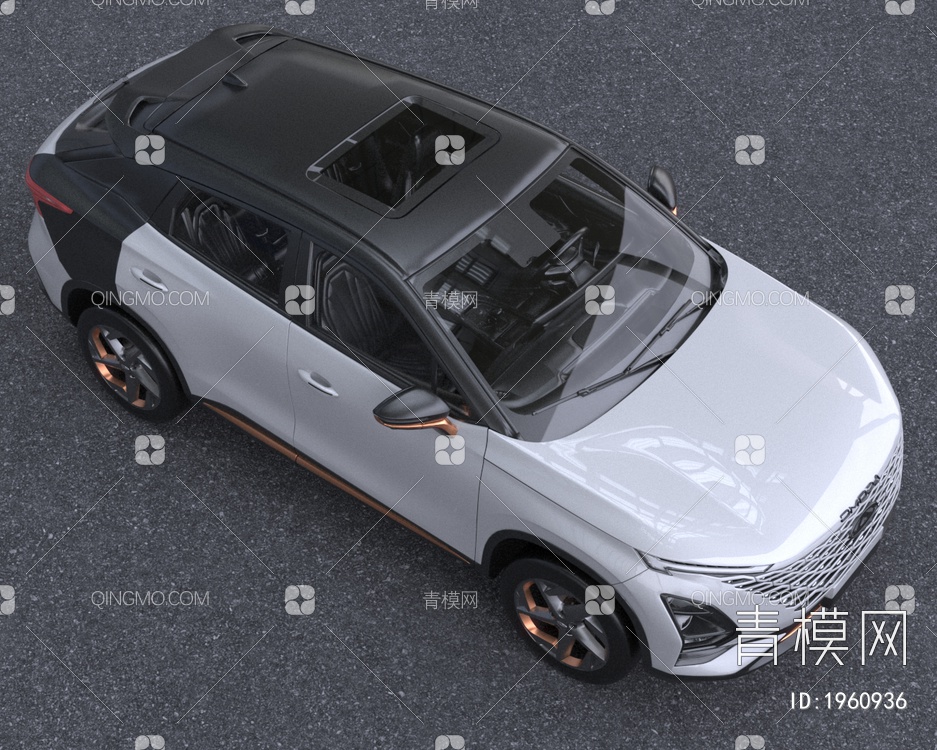 2022款奇瑞OmodaO5GT汽车3D模型下载【ID:1960936】