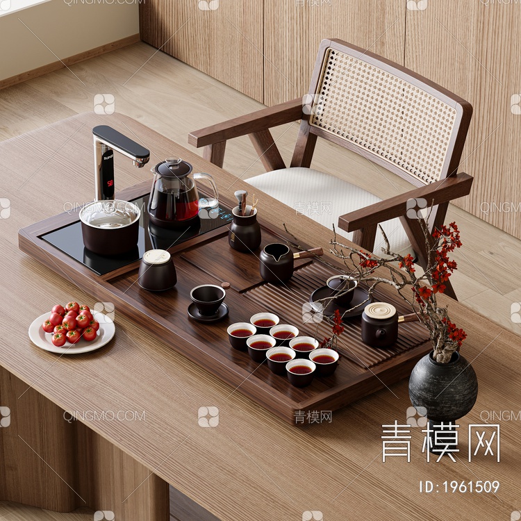 茶具摆件3D模型下载【ID:1961509】