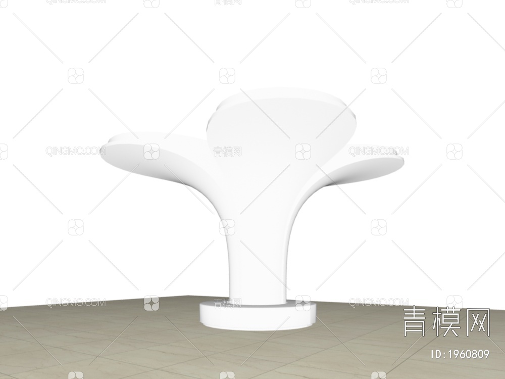 异形装饰柱3D模型下载【ID:1960809】