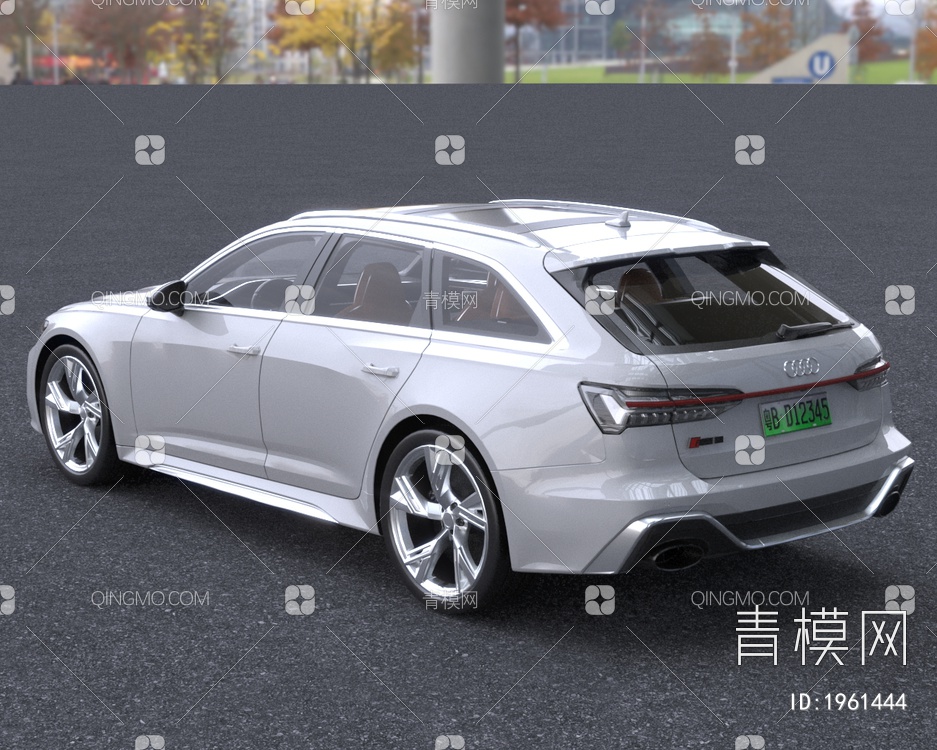 2022款RS6AVANT奥迪汽车3D模型下载【ID:1961444】