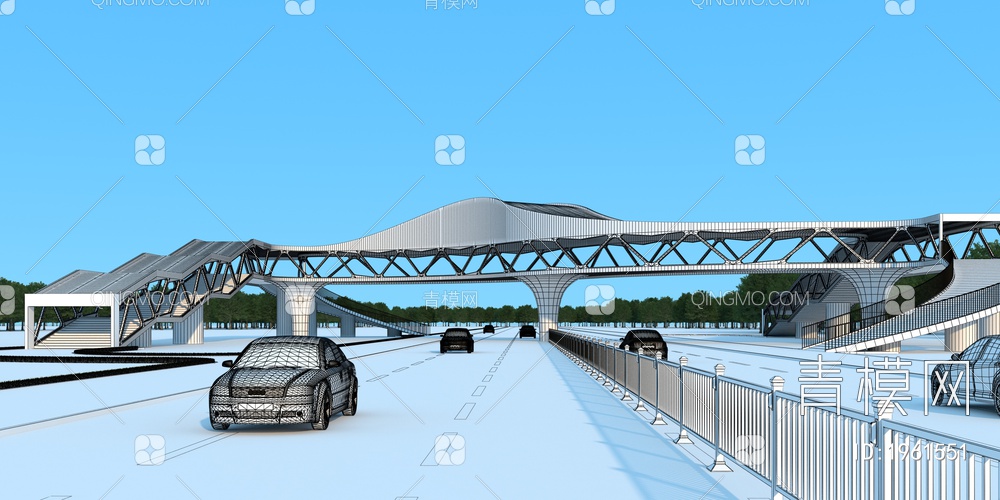 天桥3D模型下载【ID:1961551】