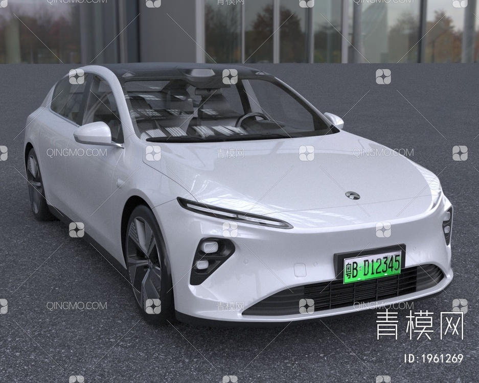 2023款 NIO 蔚来 ET7 新能源 汽车suSU模型下载【ID:1961269】