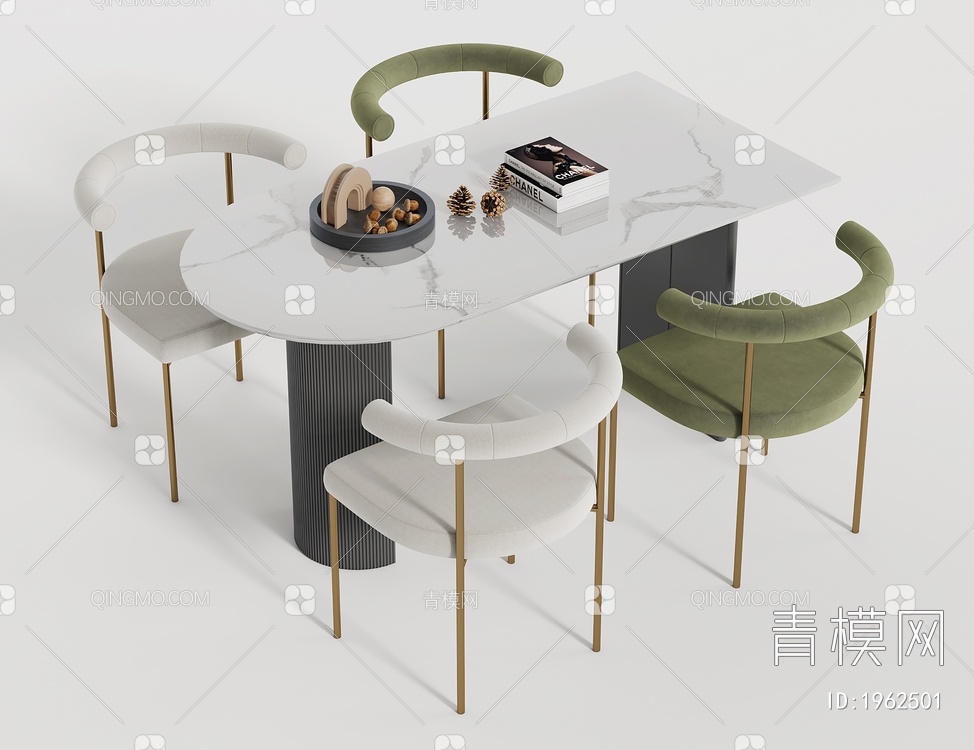 餐桌椅3D模型下载【ID:1962501】