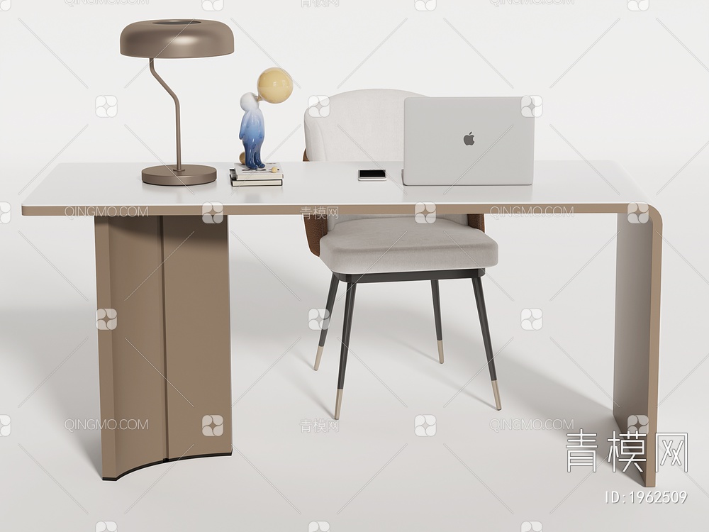 书桌椅组合3D模型下载【ID:1962509】