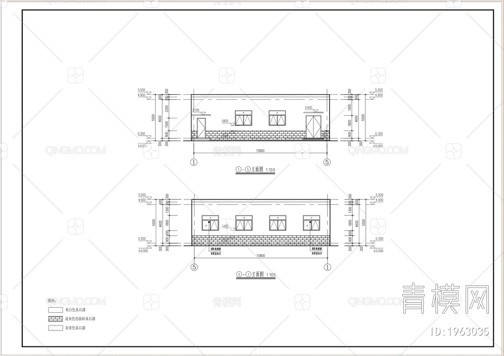 16X8M140平配电间天正建筑 施工图【ID:1963035】