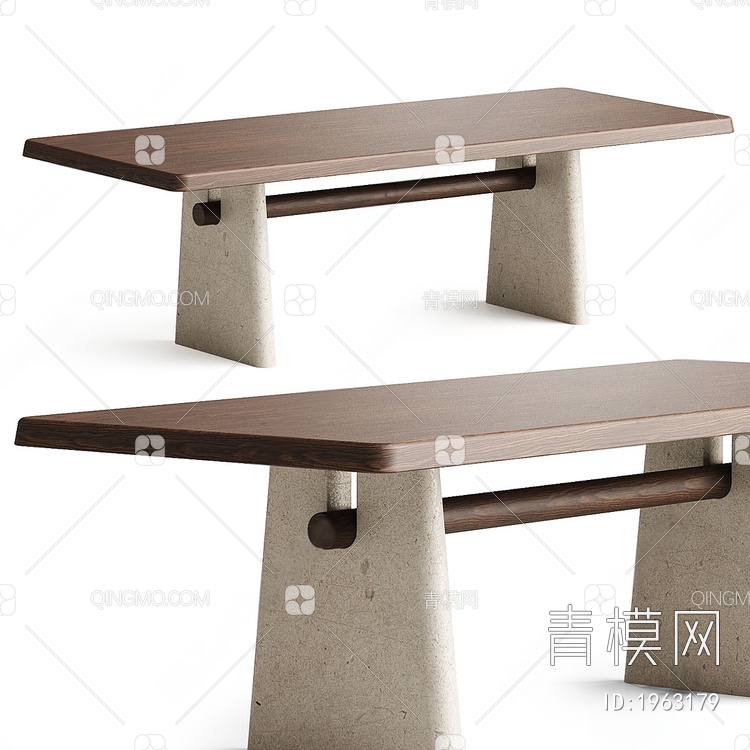 餐桌3D模型下载【ID:1963179】