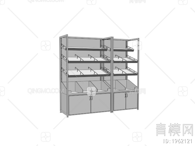 五金件 商品货柜3D模型下载【ID:1962121】