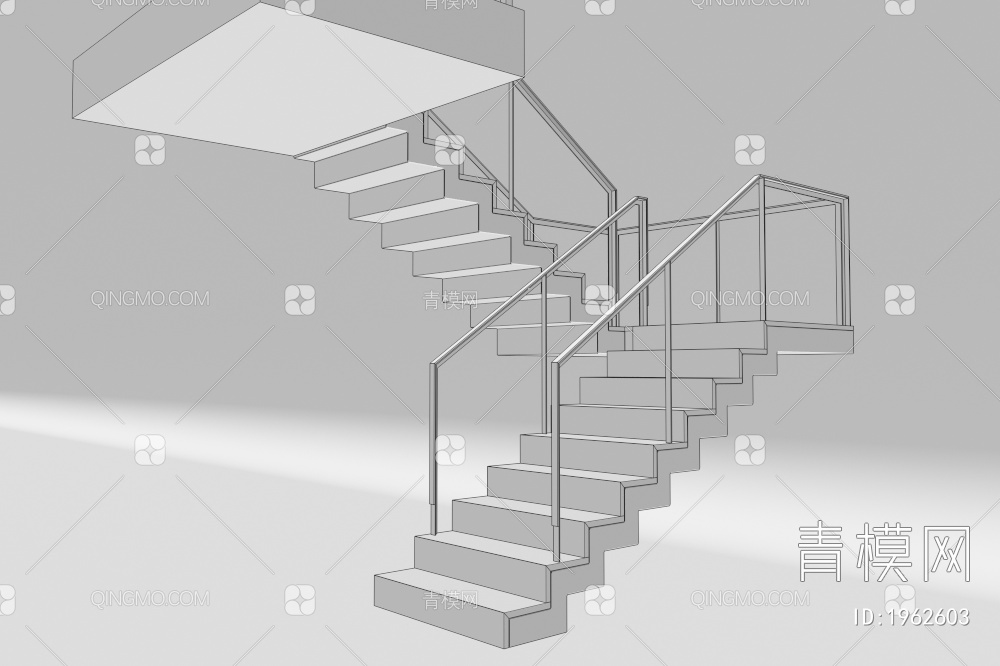 楼梯3D模型下载【ID:1962603】