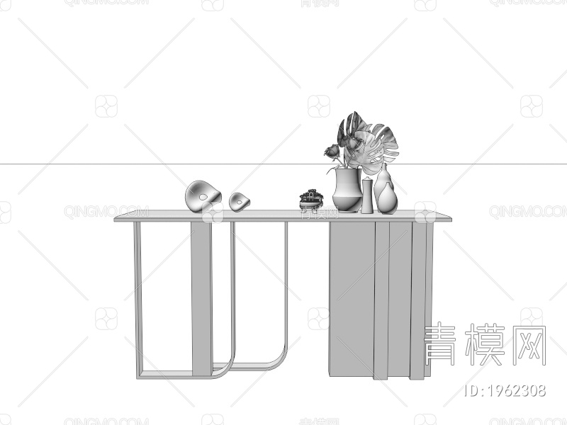 玄关桌 端景台3D模型下载【ID:1962308】